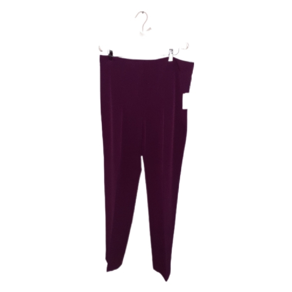 Kasper Kristy Raisin Purple Casual Slacks Slim fit  Women's Size 10